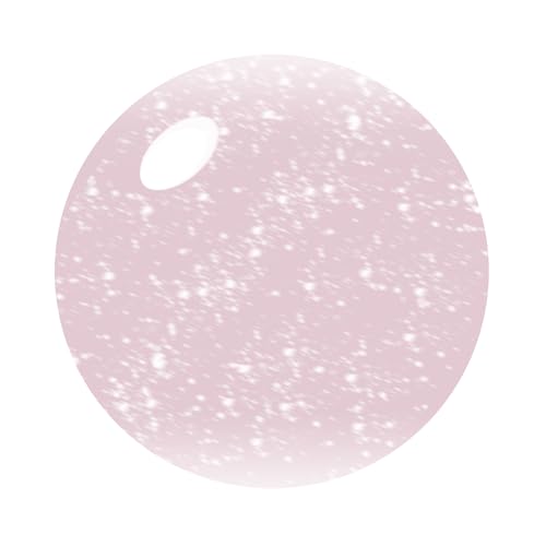Vishine Sheer Pink Jelly Glitter Gel Polish - 15ml Soak Off UV LED