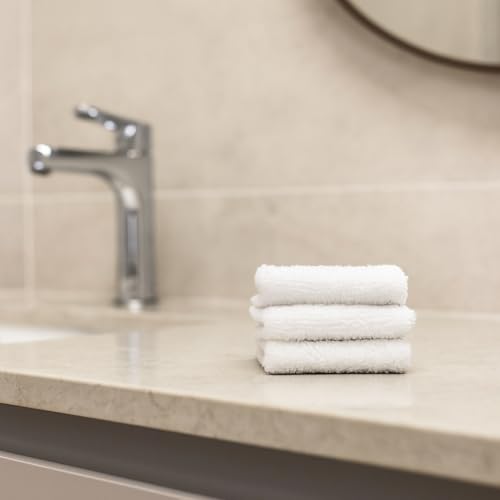 Emma Hardie 3 Pack Dual Action Microfibre & Muslin Cleansing Cloths, Perfect for Removing Cleansing Products, Gentle Exfoliation, Deep Pore Cleansing, Skin Brightening & Toning