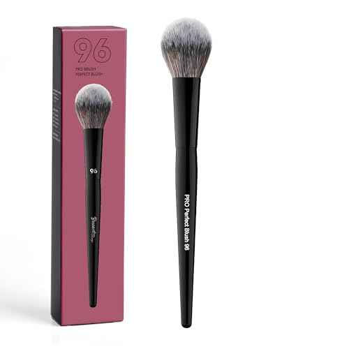 Bueart Design PRO Perfect Blush Makeup Brush 96 with Fluffy Ultra-soft Synthetic Bristles for Blush,Powder
