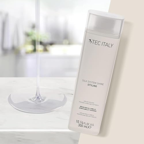 Tec Italy Silk Shine Hair Serum for Frizz Control & Heat Protection - 10.14 fl oz