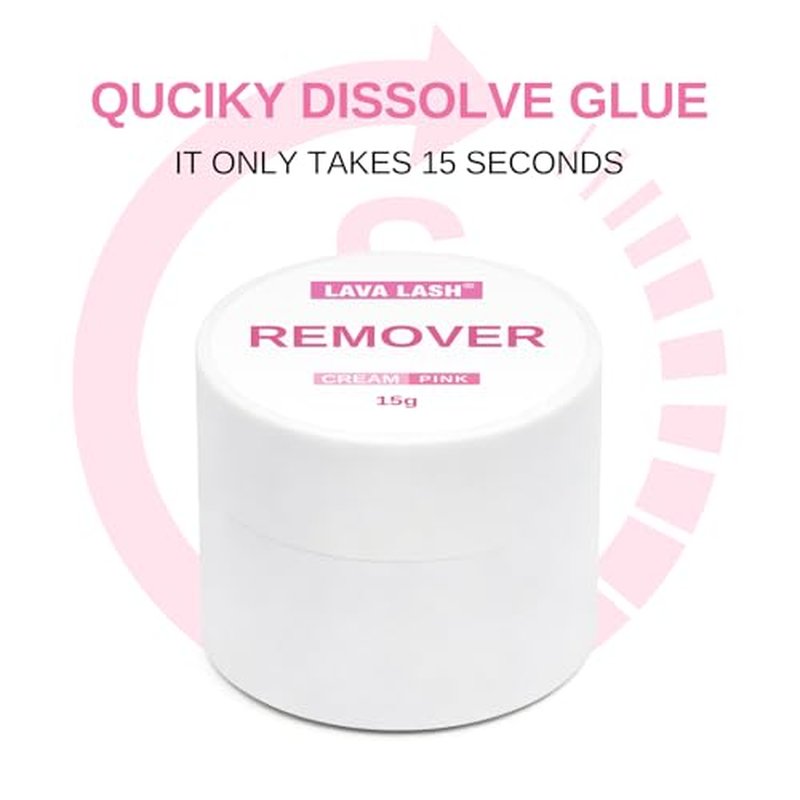 LAVALANDO 15g Cream Lash Remover - Low-Irritant Glue Dissolver