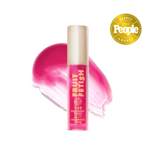 Milani Fruit Fetish Tinted Lip Oil - Raspberry Peach, 0.14 oz