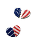 DAFNI KLIX Magnetic Hair Clips – Heart Design, 1 Pair