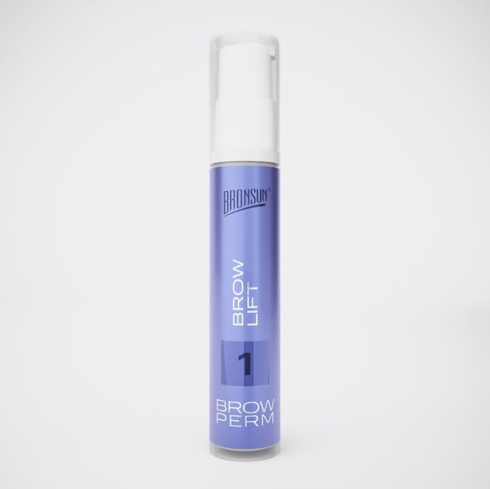 Bronsun Brow Perm #1 Brow Lamination Cream with Hydrolyzed Wheat Protein 0.34 fl oz