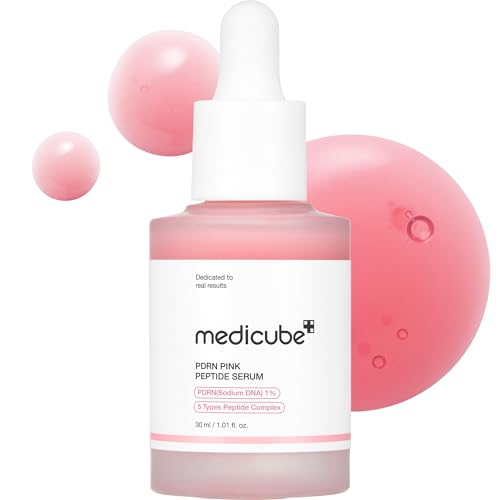 Medicube PDRN Pink Peptide Serum - Hydrating & Firming Face Serum, 1.01 fl oz