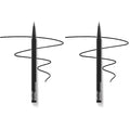 wet n wild Breakup Proof Skinny Ultra-Fine Brush Tip Waterproof Liquid Eyeliner Ultra Black (Pack of 2)