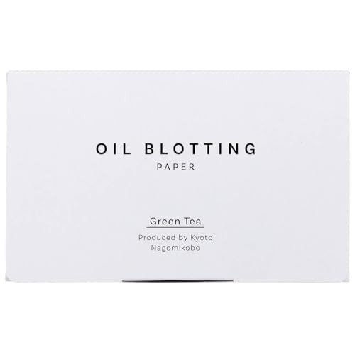 Oil Blotting Paper 100 Sheets, Pack of 1 ? Premium Green Tea Face Blotting Sheets, Oil Absorbing Tissues in Japanese Washi, Easy-Dispense Pack, Made in Japan, Oily Skin Care & Makeup Essential