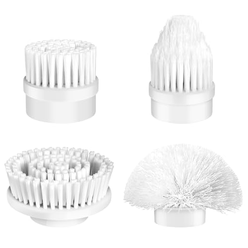 IEZFIX Electric Spin Scrubber X03 Turbo Brush Head Replacement, Multi-Purpose Cleaning Brush Set