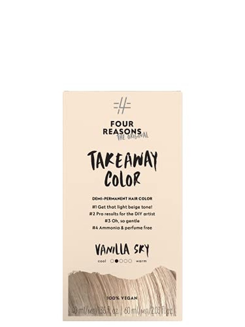 Four Reasons TakeAway Vanilla Sky Demi Permanent Hair Dye - Beige Blonde