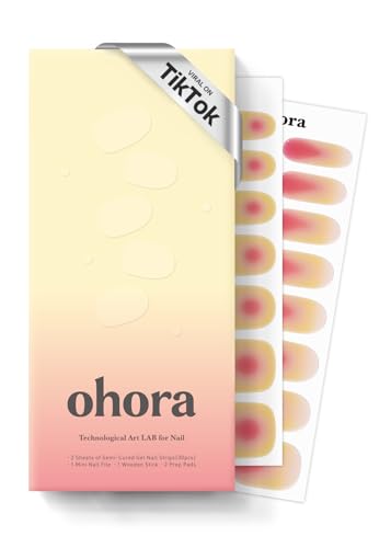ohora Semi Cured Gel Nail Strips - 30 Wraps, Tropical Dream
