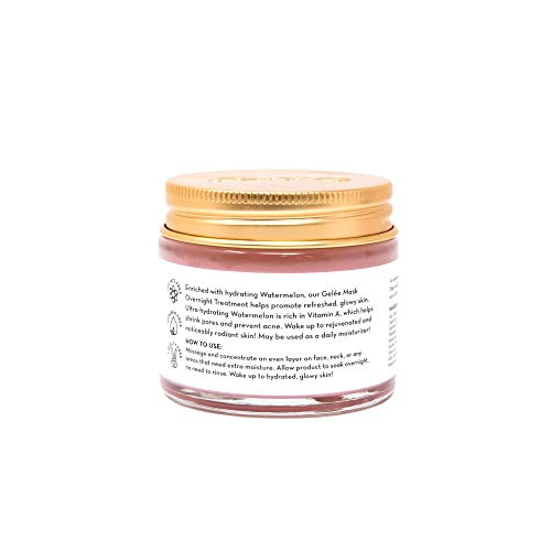 The Cr?me Shop Korean Skincare | Overnight Gel Mask for Moisturizing and Hydrating, Anti-Aging, Brightening, Relief facial skin care - 2.36 oz (Watermelon)