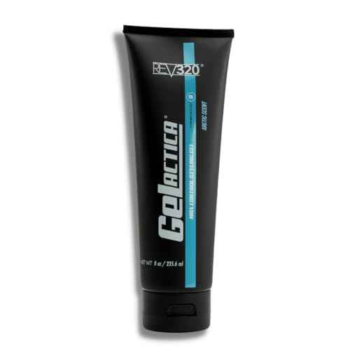 Rev320 Hair Gel for Men ? Alcohol-Free, Strong Hold Styling Gel - Natural Extracts for Long-Lasting Hold and Shine, Slick Back Hair Gel