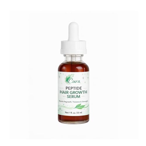 Cura Peptide Hair Growth Serum - Fuller Hair, 1 Fl Oz