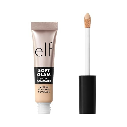e.l.f. Soft Glam Satin Concealer - Medium Coverage, Crease-Resistant