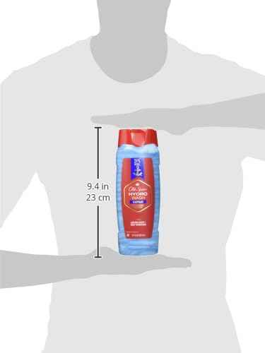 Old Spice Moisturizing Body Wash for Men, Hydro Wash, 2-in-1 Long Lasting Scent & Deep Hydration, 24/7 Shower Fresh, Captain Scent, 21 oz (Pack of 4)