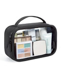 TSA-Approved Clear Toiletry Bag with Handle, 1 Quart