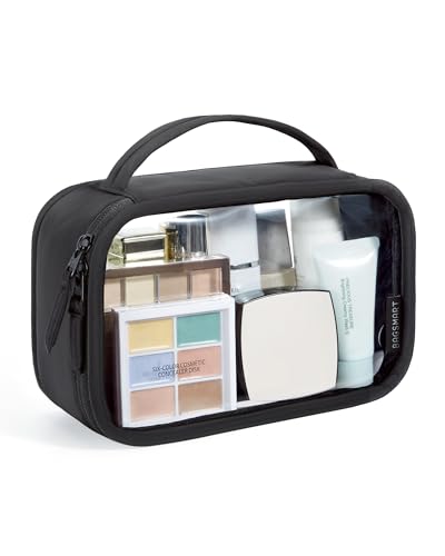 TSA-Approved Clear Toiletry Bag with Handle, 1 Quart
