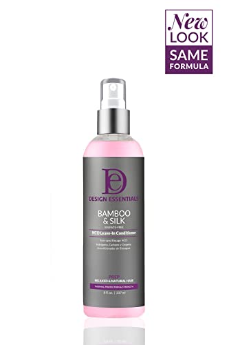 Design Essentials Bamboo & Silk Leave-In Conditioner with Thermal Protection – 8 Oz