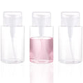 3-Pack 200ML Push Pump Dispenser Bottles Refillable