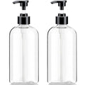 Vioetry 16.9 Oz Refillable Plastic Pump Bottles - 2 Pack