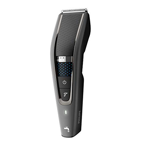 Philips Hair Clipper Series 7000, Washable Hair Clipper with DualCut Technology & 6 accessories, HC7650/14