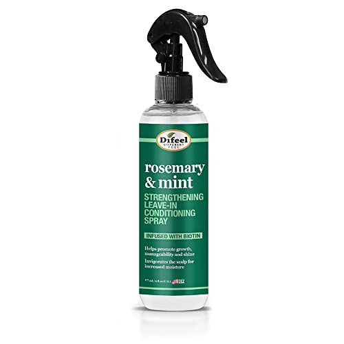 Difeel Rosemary & Mint Leave-In Conditioning Spray with Biotin 6oz