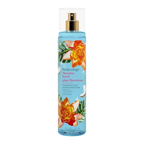 Bodycology Hawaiian Beach Fragrance Body Mist 8 fl oz – Tropical Coconut & Pineapple