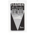Jatai Feather Stainless Steel Double-Edge Blades - 5 ct