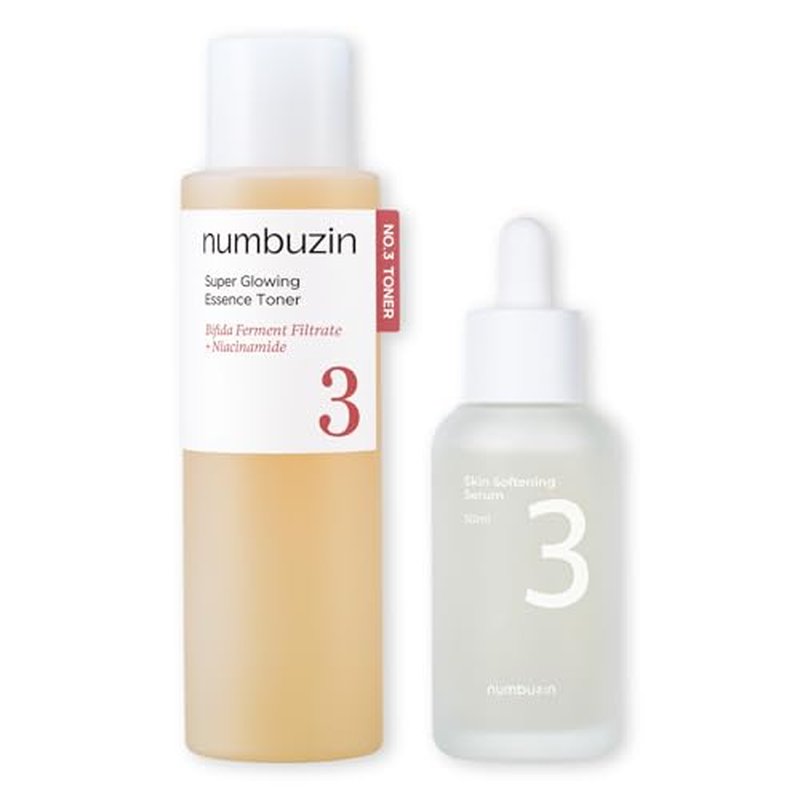 numbuzin No.3 Glowing Skin Duo - Essence Toner & Serum Set