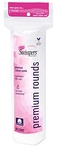 Swisspers Premium 100% Cotton Rounds, 240 Count