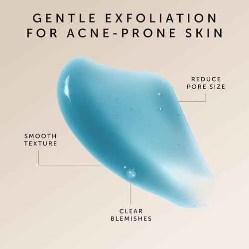 HERBIVORE Blue Tansy BHA & Enzyme Pore Refining Mask - Naturally Clarifies Acne, Blemishes & Redness, Vegan & Cruelty-Free, 60 mL / 2.02 oz