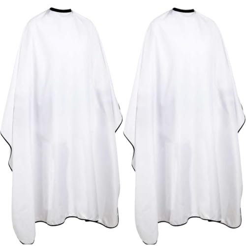 YELEGI Professional Hair Cutting Cape 2-Pack with Adjustable Snap Closure for Salon & Home