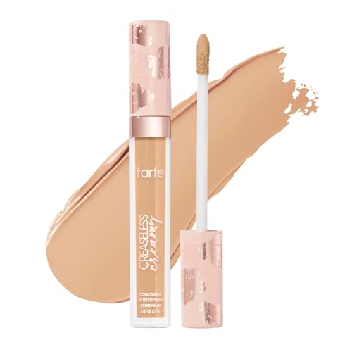 tarte creaseless creamy full-coverage concealer ? Waterproof Longwear, Vitamin E Niacinamide & Caffeine for covering Dark Circles & Blemishes Hydrating, Blurs & Smooths appearance Vegan & Cruelty-Free