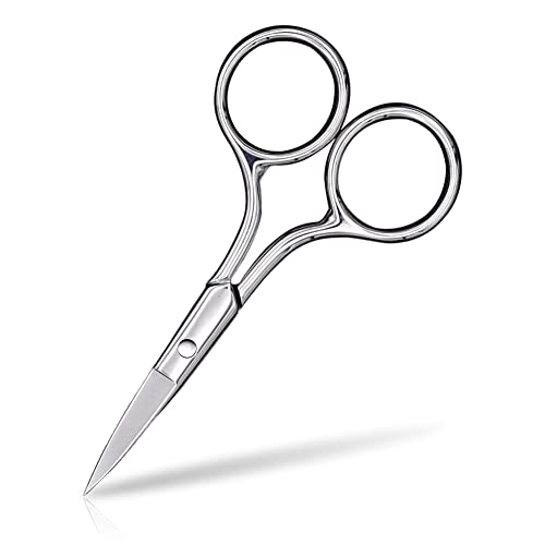 AsonTao Eyebrow Scissors - Precision Grooming Shears for Nose and Ear Hair