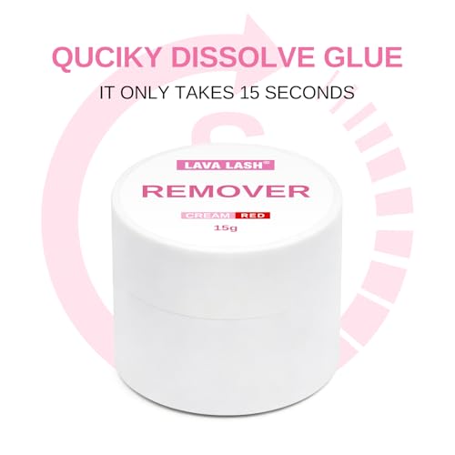 Cream Lash Remover for Extensions - 15g Professional Formula
