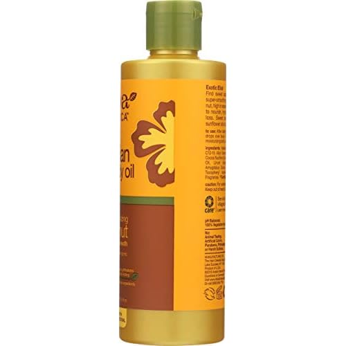 Alba Botanica Massage Oil Kukui Nut Net WT 8.5 oz