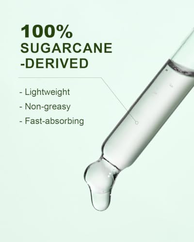 100% Plant-Derived Squalane Oil 2oz, Lightweight Hydrating for Face