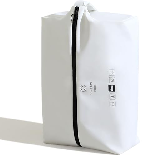 Waterproof Travel Shoe Bag - Dual Layer Protection, 12.6" x 8.9" x 3.9"