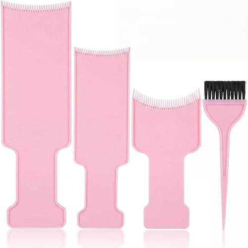 Mudder Hair Highlighting Board Kit with Brush - 4 Piece Set