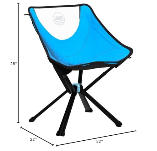 CLIQ Portable Chair - Lightweight Folding Chair for Camping - Supports 300 Lbs - Perfect for Outdoor Adventures - Sky Chair