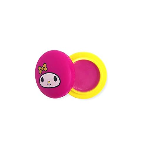 The Cr?me Shop x Sanrio Hello Kitty Macaron Lip Balm (My Melody Strawberry Ice Cream) Korean Cute Scented Pocket Portable Soothing Advanced Must-Have on-The-go