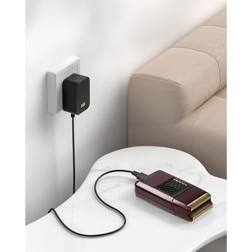 2V Charger for Wahl Shaver Shaper - Auto Power Off & Charging Display 2V Power Cord for Wahl Trimmer 8061, 8163, 8786-1001, 7367, 7357, 7029, 7060, 4000, 5-Star Series for Whal Clipper Power Cord