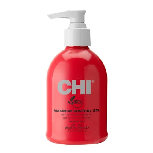 CHI Infra Gel, Firm Hair Gel To Protect From Heat Styling, Provides Shine & Control to Hair, Sulfate & Paraben-Free, 8 Oz