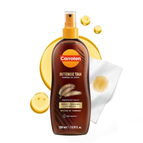 Carroten Tanning Oil Spray 6.7 oz Deep Sunbathing Moisturizing Sun Oil