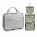 Folding Toiletry Bag with Hanging Hook - 3-Layer Waterproof Organizer