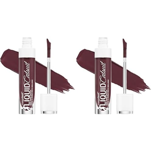 wet n wild Mega Last Catsuit High-Shine Liquid Lipstick Maroon Devil's Advocate (Pack of 2)