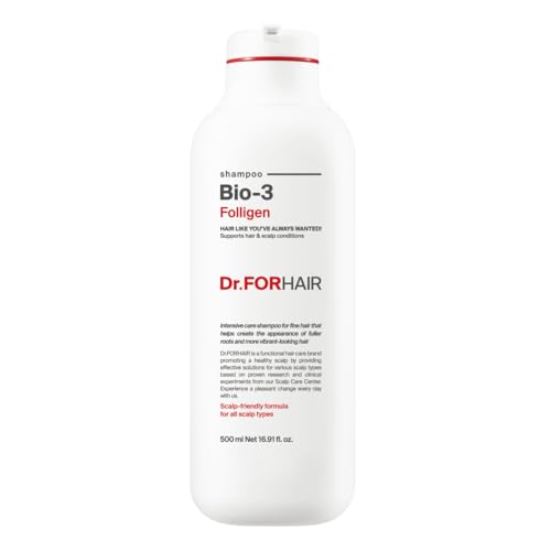 Dr.FORHAIR Folligen Bio-3 Hair Thickening Shampoo, 16.91 fl oz
