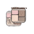 Face & Body Contour Palette - Highlighter Makeup Powder Stick with Glow Bronzer, Blush & Shimmer Cream, Korean Natural Glow, Gold/Silver/Vintage Non-Greasy Skin Tone (V2 Peach Mist)