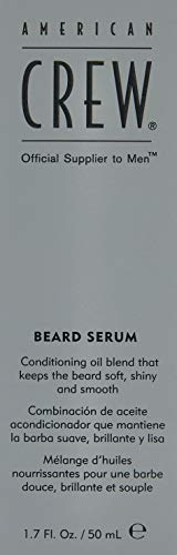 American Crew Beard Conditioner Serum, Conditioning Oil Blend for a Soft, Shiny & Smooth Beard, 1.7 Fl Oz