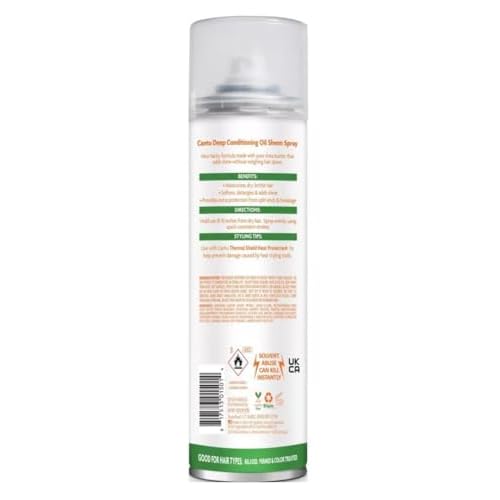 Cantu Oil Sheen Deep Conditioning Spray with Shea Butter, 10 Ounce